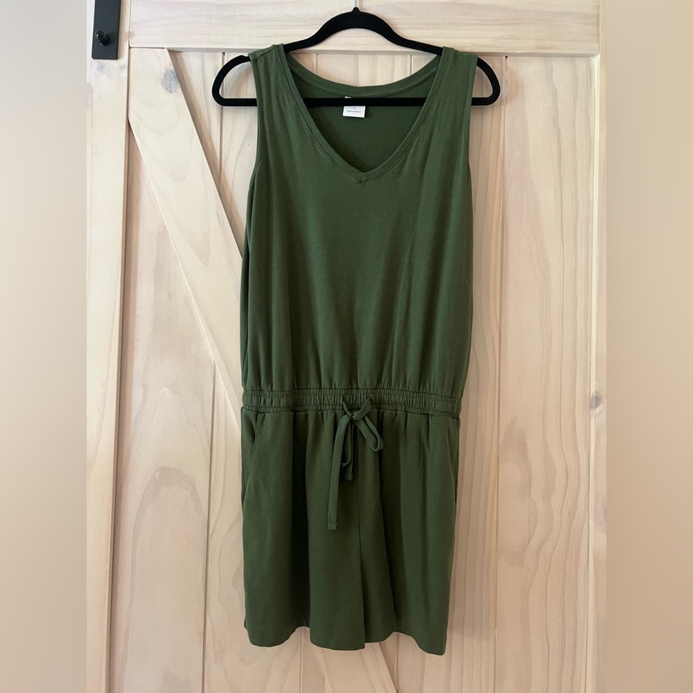 Olive green women’s romper